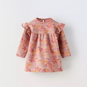 Size: 3-6M // Zara Floral Pink Kids Dress